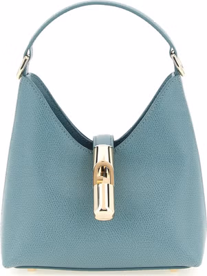 Blue Calfskin Handbag