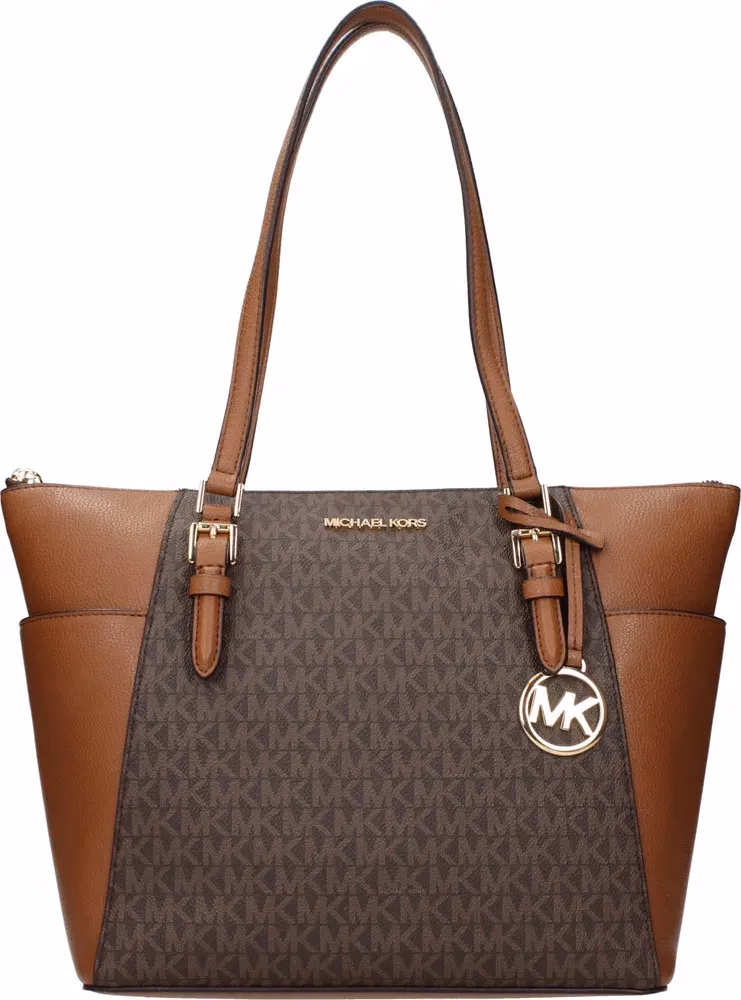 Michael Kors Brown Leather Shoulder Bag