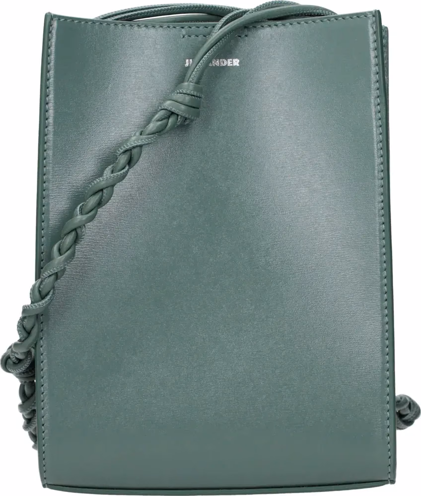 Jil Sander Green Leather Crossbody Bag