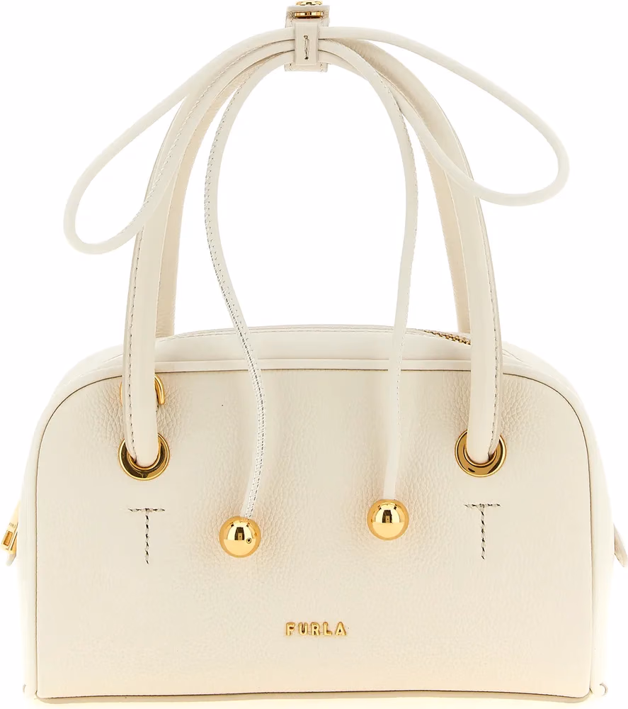 Furla White Calfskin Handbag