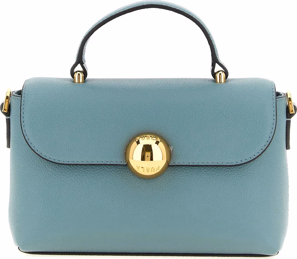 Furla Blue Calfskin Handbag