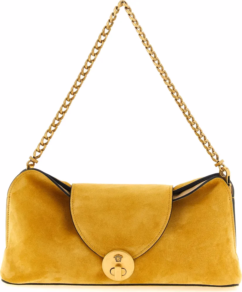 Versace Bicolor Calfskin Clutch Bag