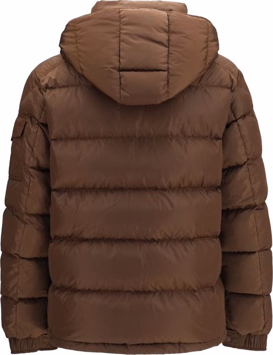Moncler Brown Polyamide Full-Length Jacket