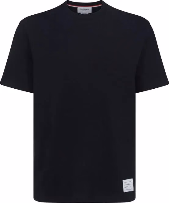 Thom Browne Blue Cotton T-Shirt