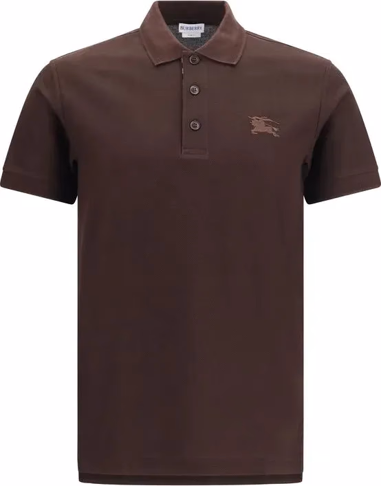 Burberry Brown Cotton Polo Shirt