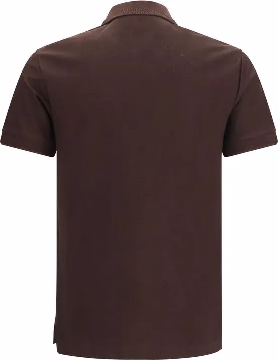 Burberry Brown Cotton Polo Shirt