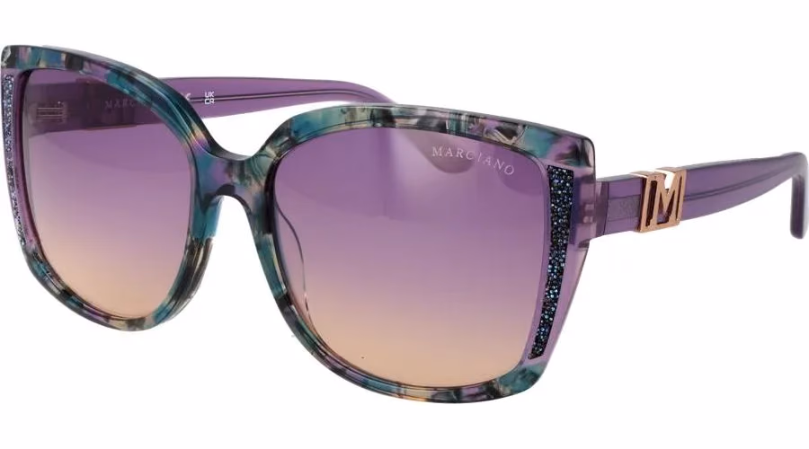Marciano by Guess Purple Acetate Sunglasses
