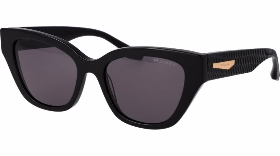 Trussardi Black Acetate Sunglasses