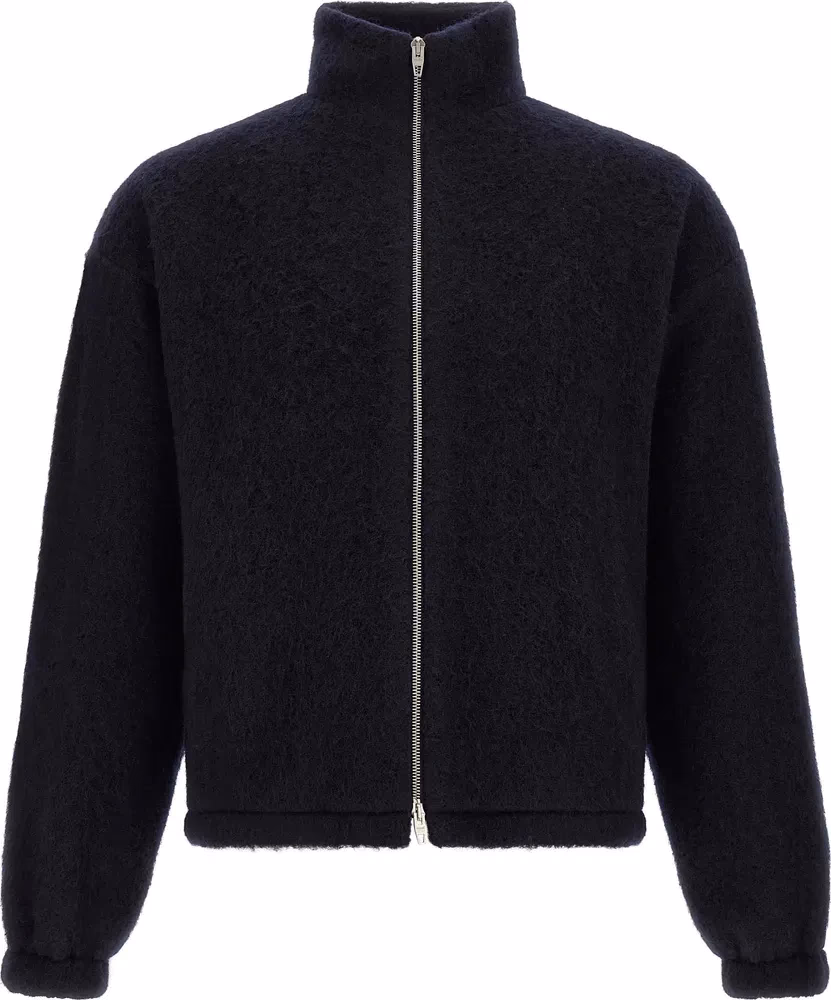 Jil Sander Blue Wool Sweatshirt