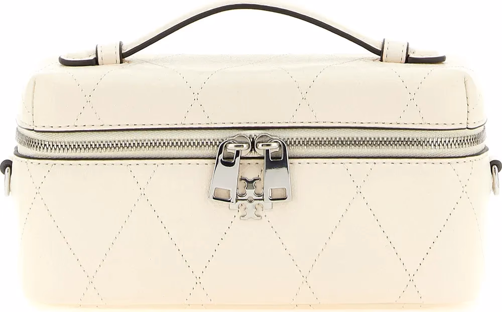 Tory Burch White Cowhide Crossbody Bag