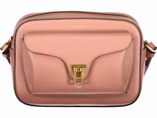 Coccinelle Pink Leather Women's Bag