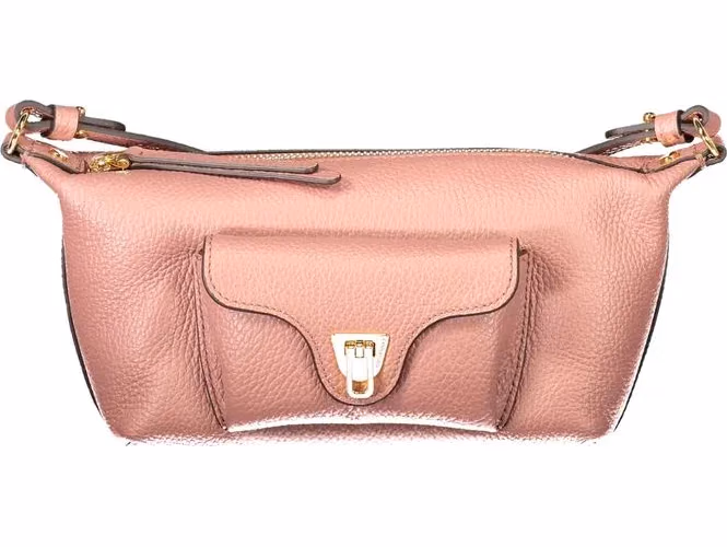 Coccinelle Pink Leather Handbag