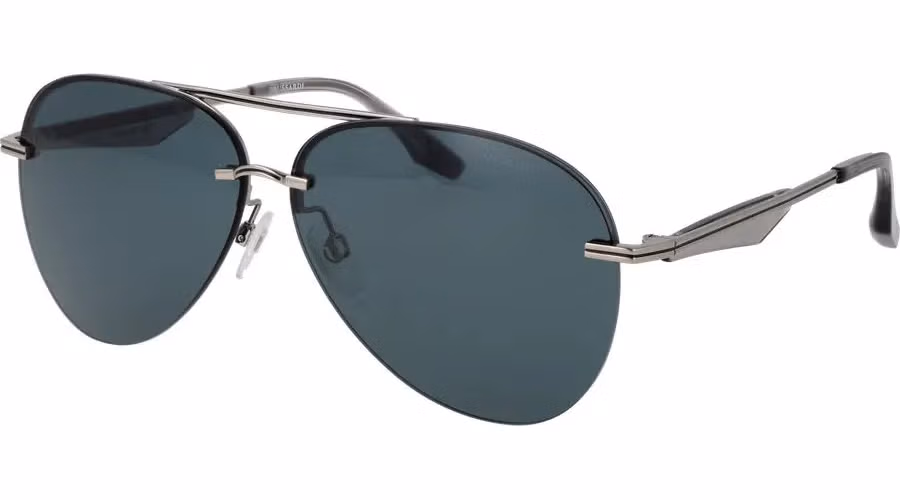 Trussardi Gray Metal Sunglasses