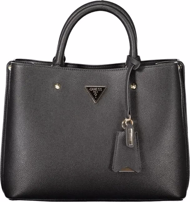 Guess Jeans "Black Polyurethane Womens Bag"