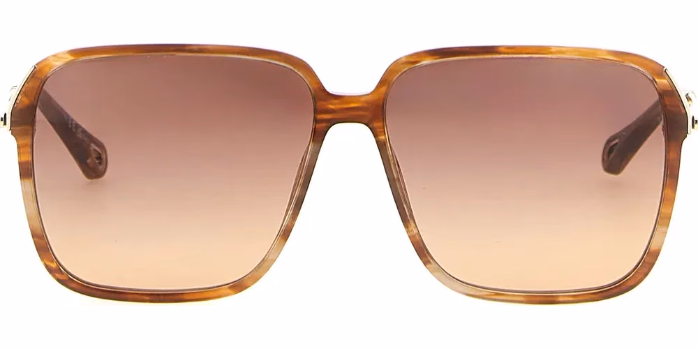 Chloé Brown Acetate Sunglasses