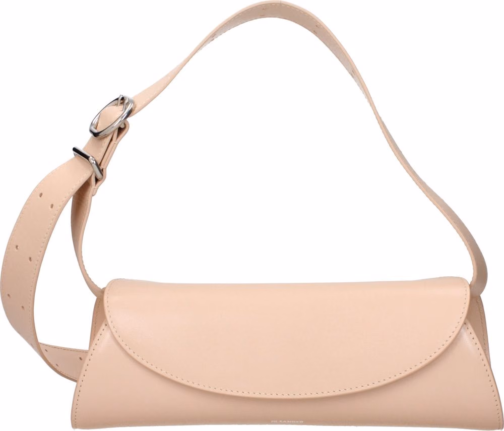 Jil Sander Pink Leather Crossbody Bag