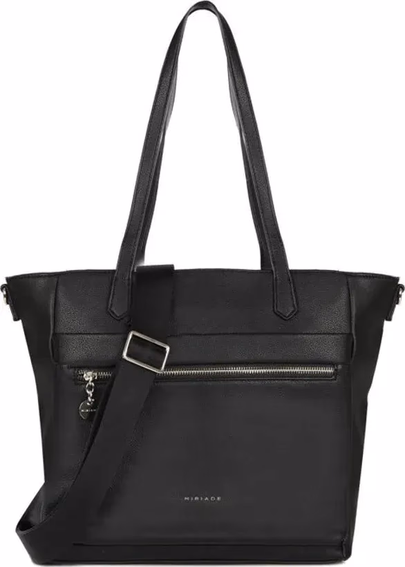 MIRIADE Black Polyethylene Shoulder Bag
