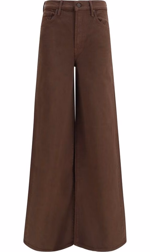 Mother Denim Brown Cotton Jeans Denim