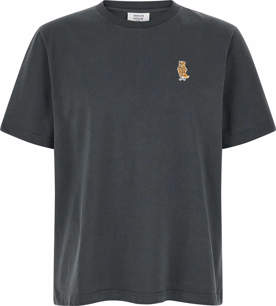Maison Kitsuné Blue Organic Cotton T-Shirt