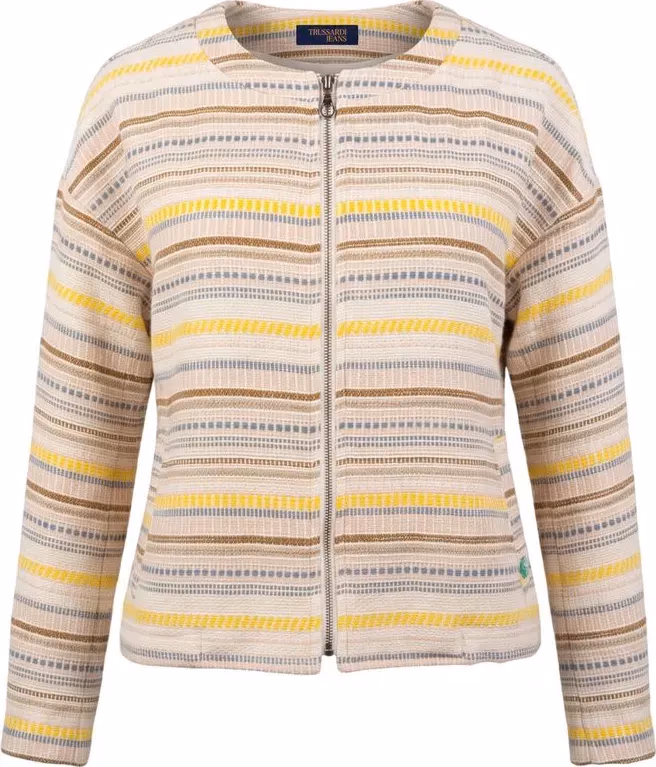 Trussardi Jeans Beige Cotton Women's Jacket