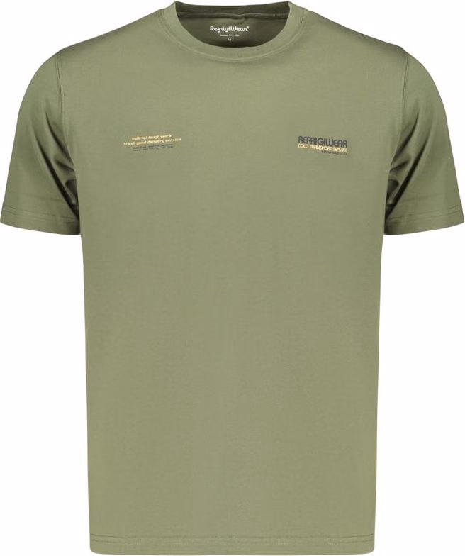 Refrigiwear Green Cotton Men's T-Shirt