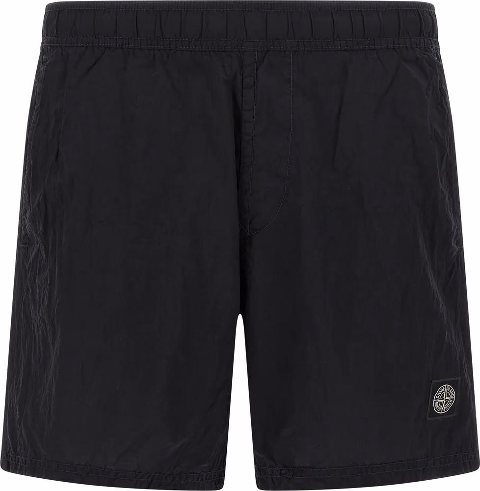 Stone Island Blue Polyamide Swim Shorts