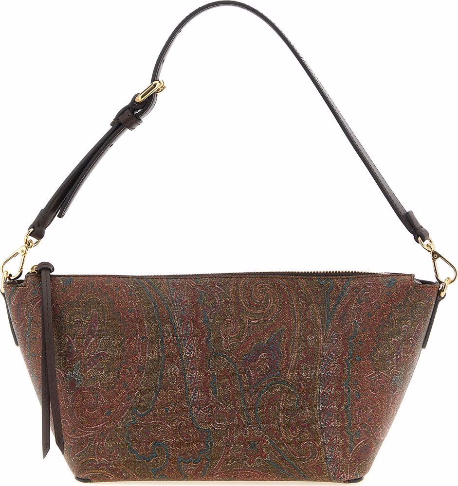 Etro Brown Cotton Crossbody Bag