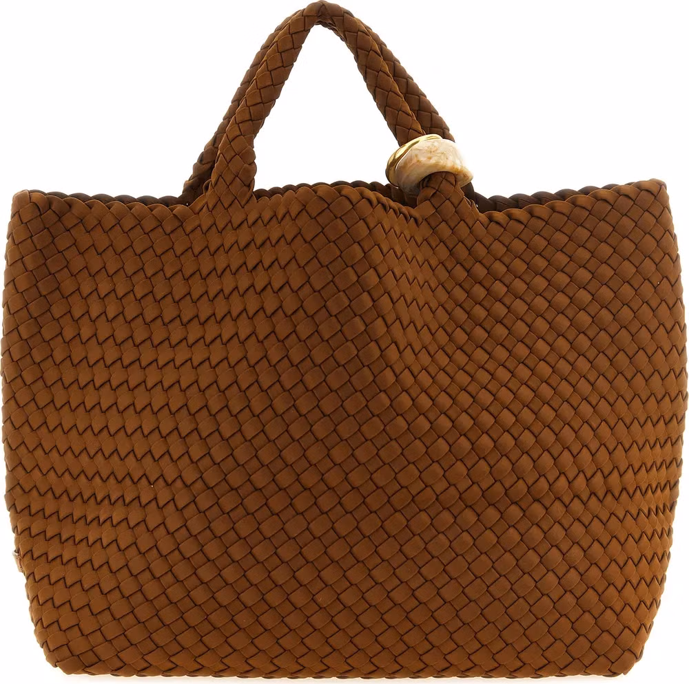 NAGHEDI Brown Nylon Handbag