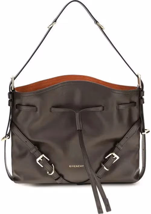 Givenchy Brown Calf Leather Bos Taurus Backet Bag