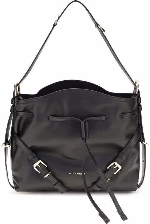 Givenchy Black Calf Leather Bos Taurus Backet Bag