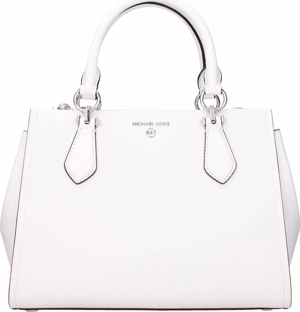 Michael Kors White Leather Handbag