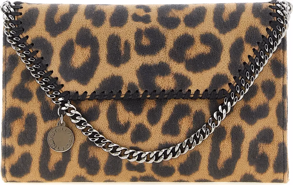 Stella McCartney Brown Polyester Clutch Bag