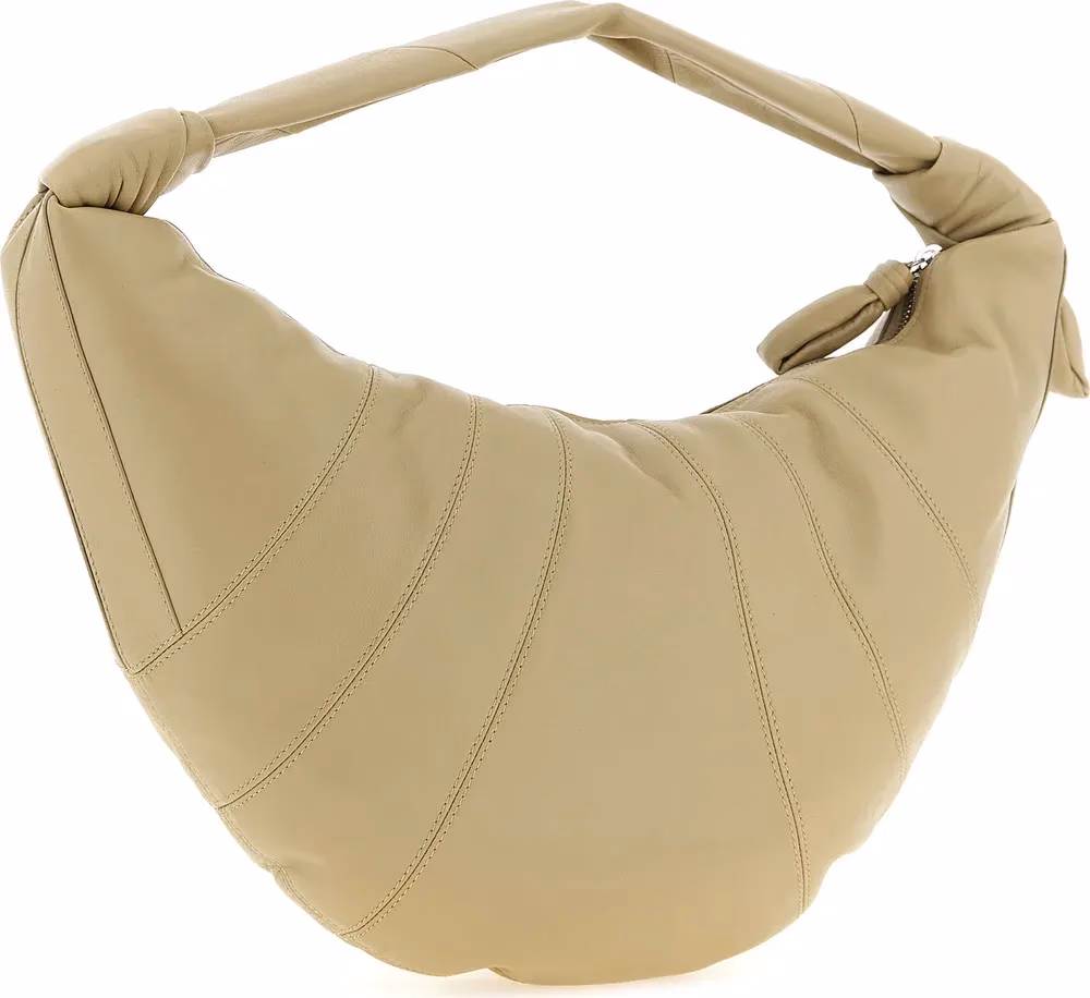 Lemaire Beige Lamb Leather Shoulder Bag