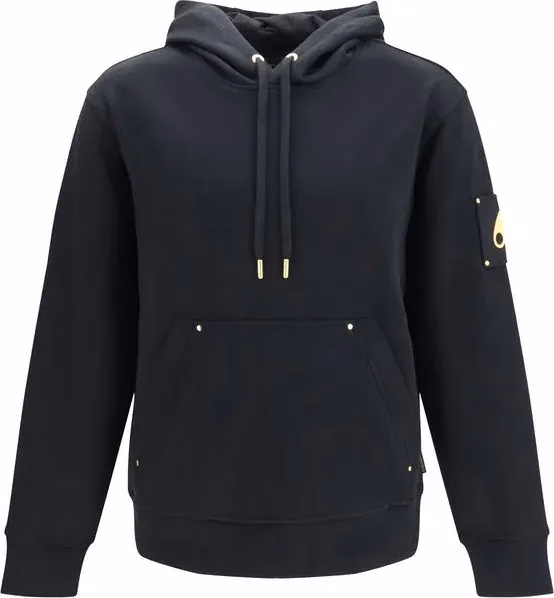 Moose Knuckles Black Cotton Sweatshirt