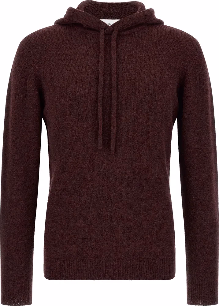 Roberto Collina Bordeaux Wool Cardigan