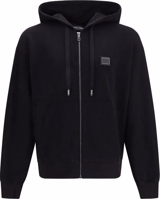 Dolce & Gabbana Black Cotton Sweatshirt