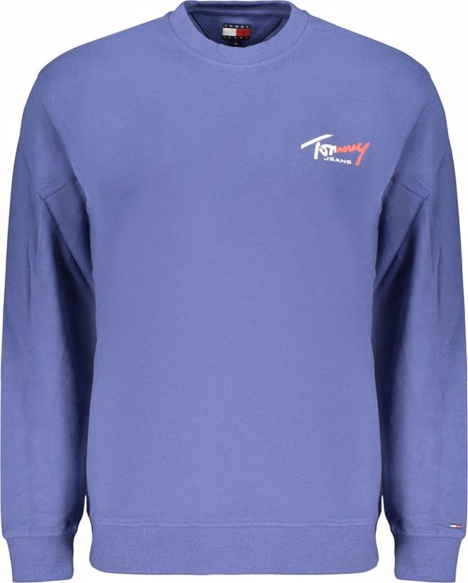 Tommy Hilfiger Blue Cotton Men's Sweatshirt