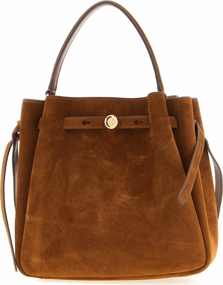 Tory Burch Brown Bovine Leather Crossbody Bag