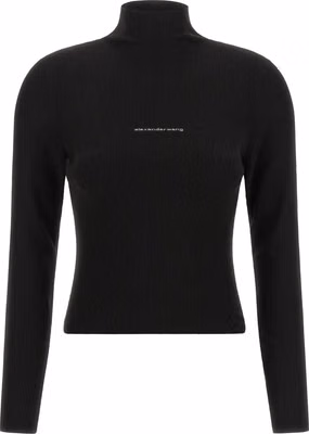 Black Polyamide Cardigan