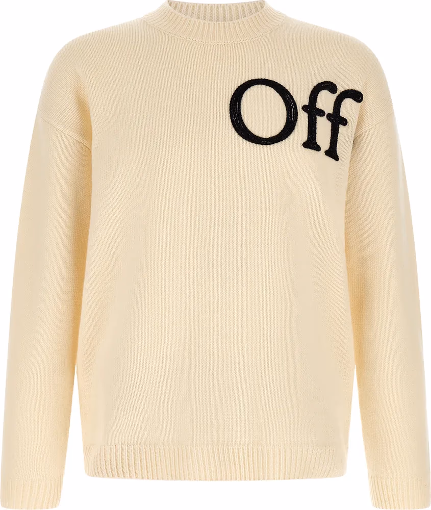 Off-White White Wool Cardigan