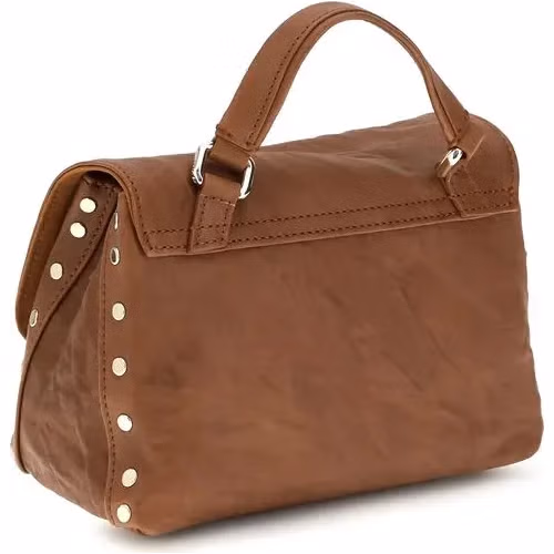 Zanellato Brown Suede Leather Handbag