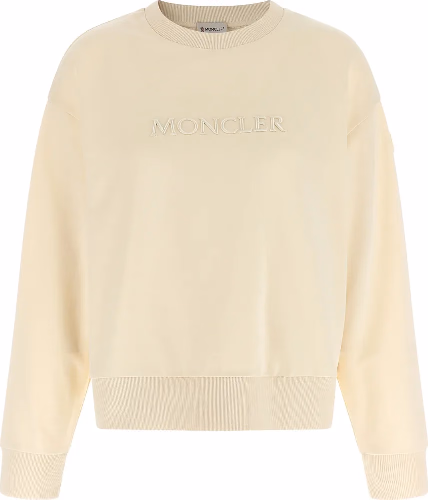 Moncler Beige Cotton Sweatshirt