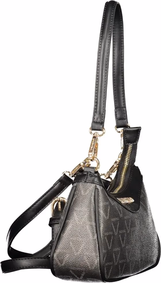 Mario Valentino Black Polyurethane Women's Bag