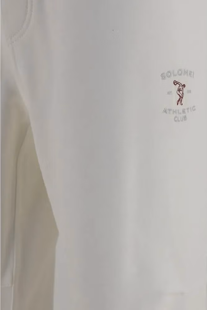 Brunello Cucinelli White Cotton Casual Pants