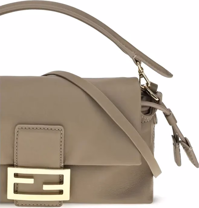 Fendi Beige Lamb Ovis Aries Aries Handbag