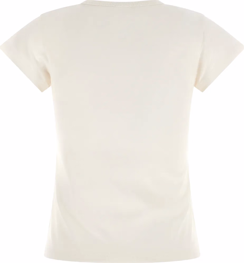 Moncler White Cotton T-Shirt