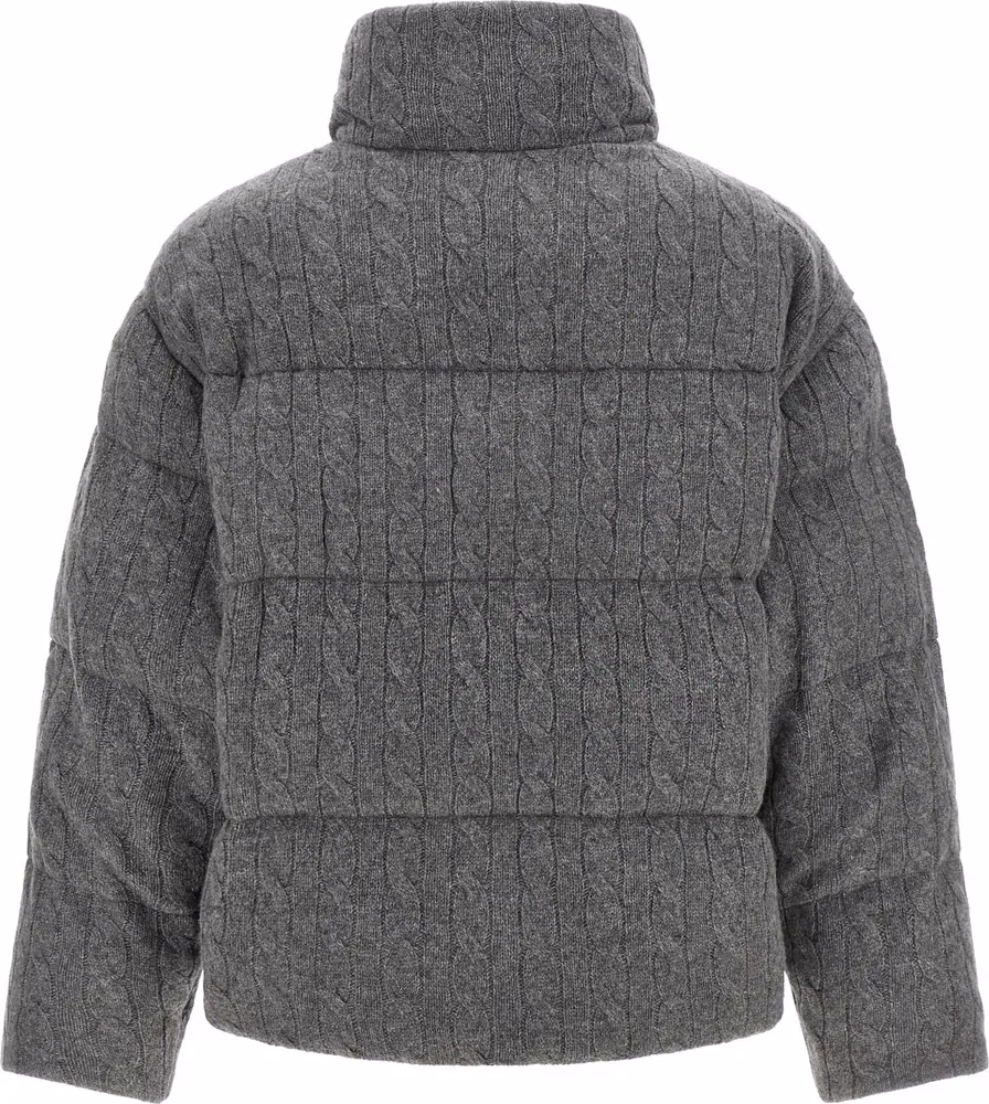 Polo Ralph Lauren Gray Wool Full-Length Jacket