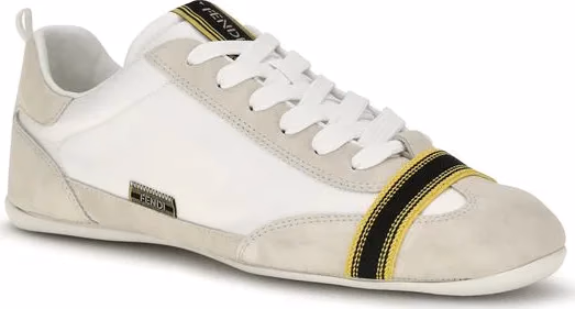 Fendi Gray Fabric Athletic Sneakers