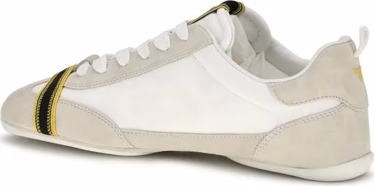 Fendi Gray Fabric Athletic Sneakers