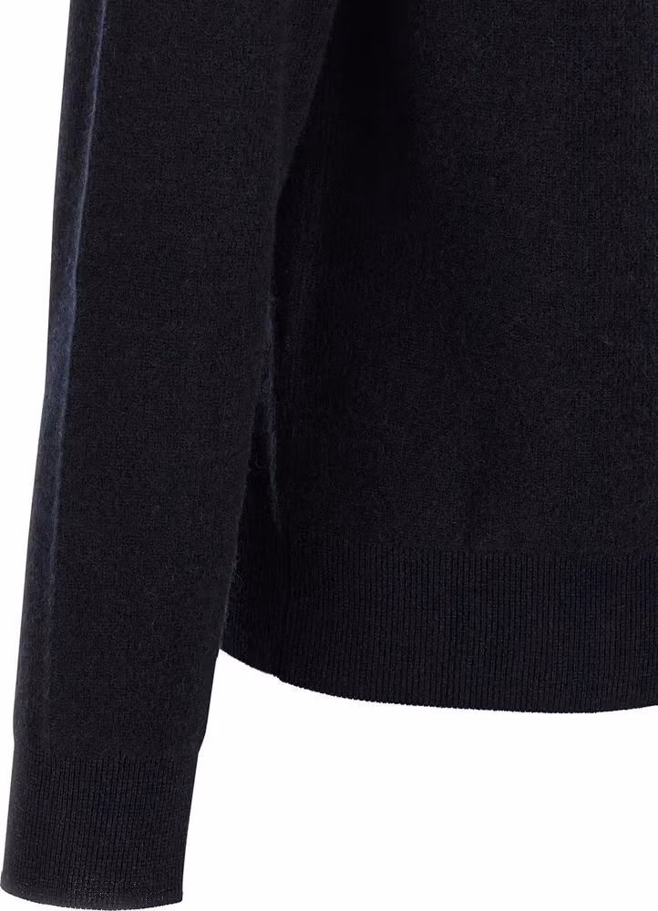 Brioni Blue Cashmere Cardigan
